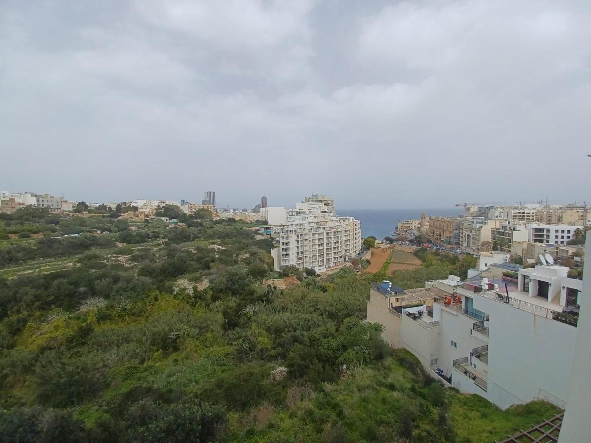Spectacular Distant Seaview Apt 斯利马 外观 照片