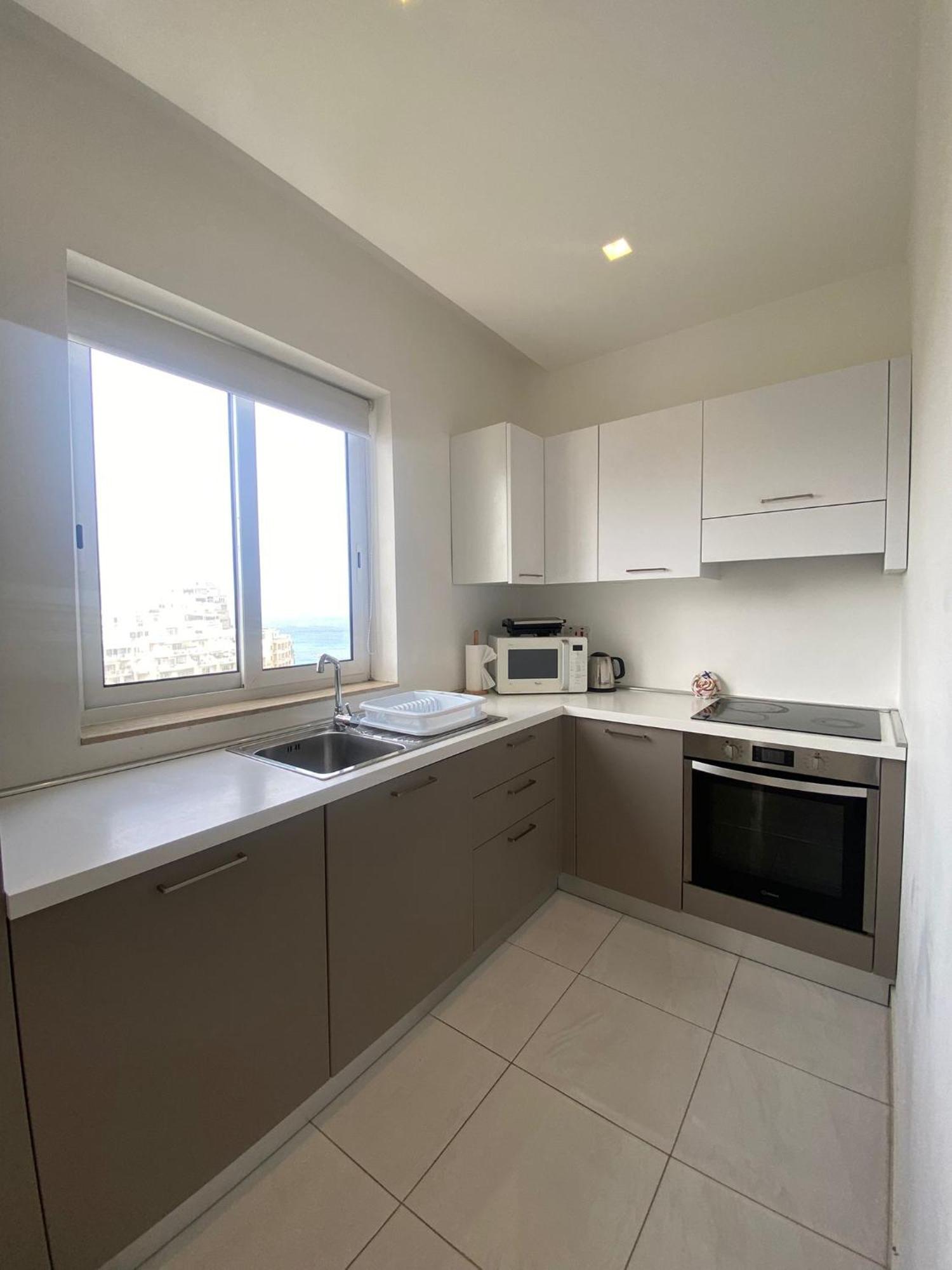 Spectacular Distant Seaview Apt 斯利马 外观 照片