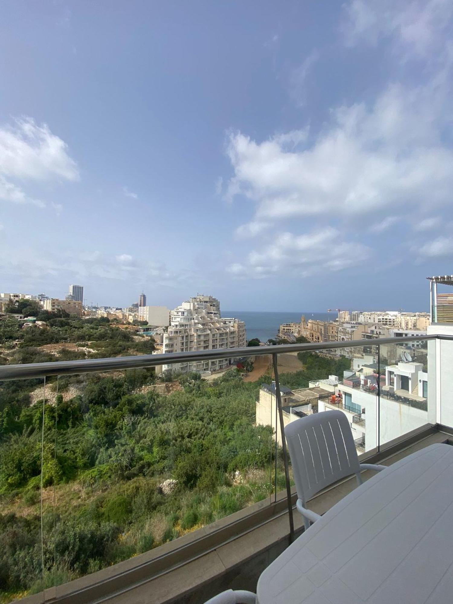 Spectacular Distant Seaview Apt 斯利马 外观 照片