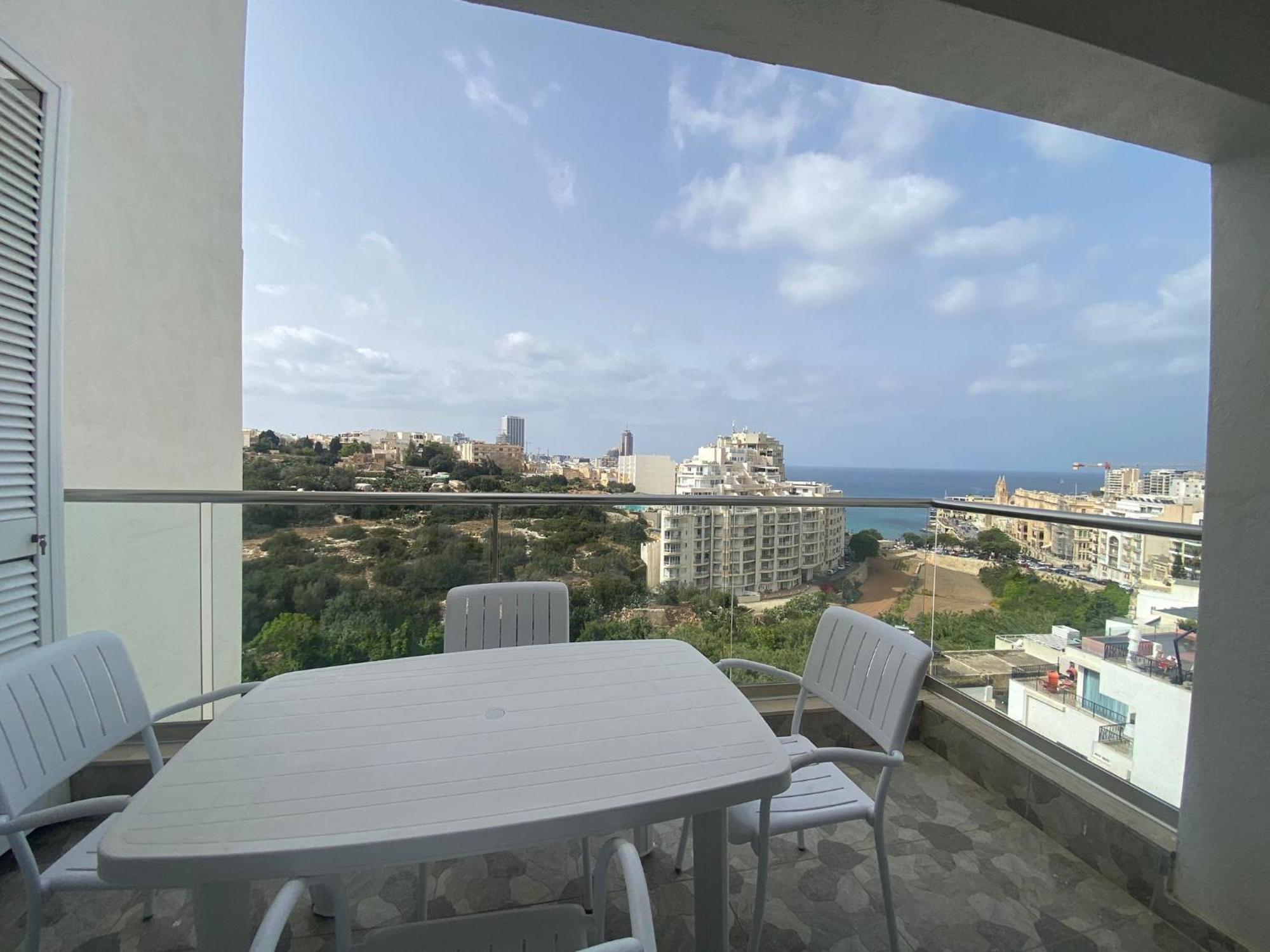 Spectacular Distant Seaview Apt 斯利马 外观 照片
