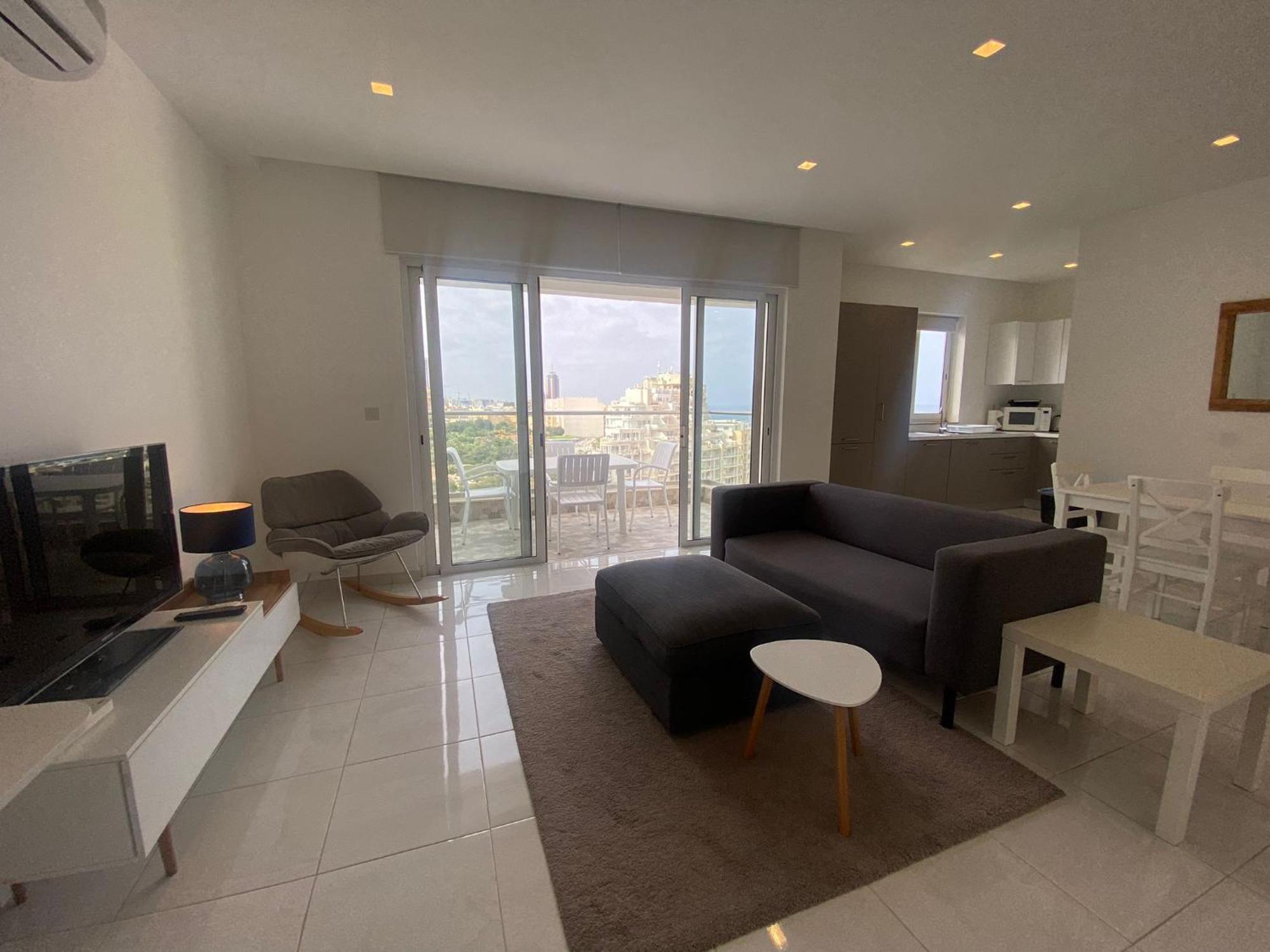 Spectacular Distant Seaview Apt 斯利马 外观 照片